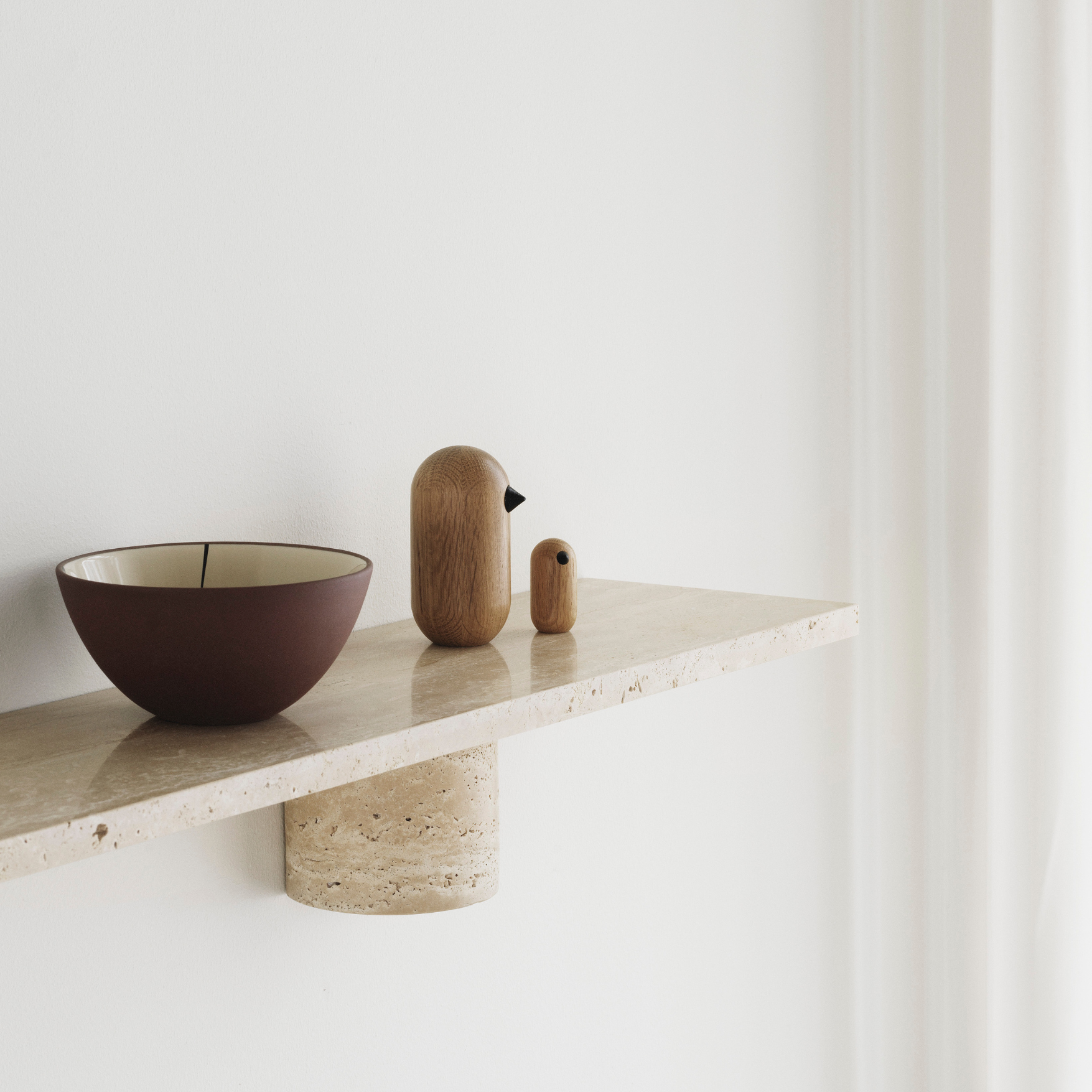 Line Bowl Black/Cream